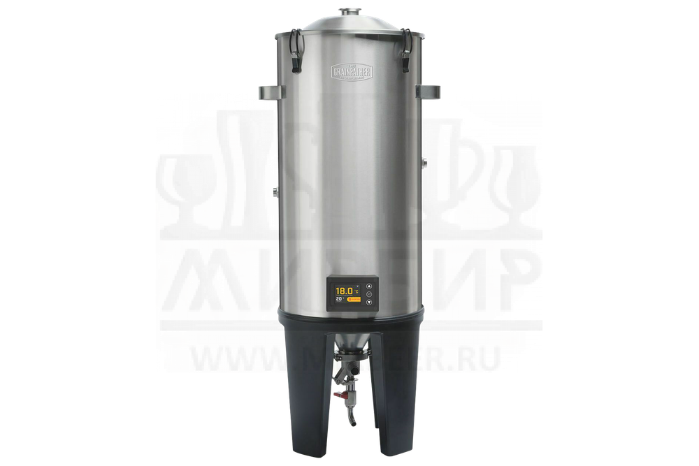 ЦКТ Grainfather Pro с контроллером c Wi-fi и краном, нержавеющая сталь
