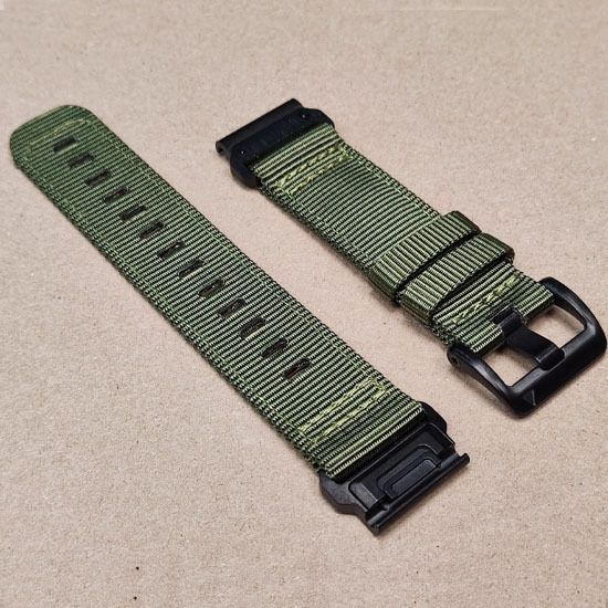 Ремешок тактический Tactix 22 мм. для Garmin Fenix 7 / 6 / 5, Forerunner 935 / 945 / 955, instinct, instinct 2, Epix Gen 2  нейлоновый быстросъемный на застежке