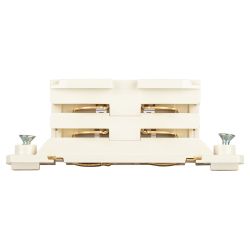 Коннектор питания ЭРА STR-30-W-CN-I для трехфазного шинопровода прямой белый