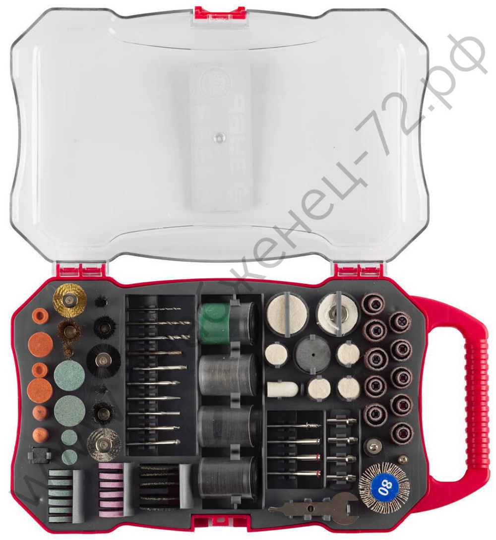 ЗУБР 208 предм., Набор мини-насадок для гравёра (35901-H208)