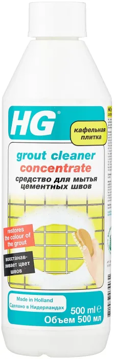 HG Средство Grout cleaner concentrate для мытья цементных швов, 500 мл