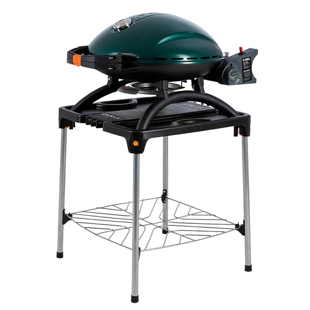 O-Grill 900MT bicolor газовый гриль BLACK- GREEN 900MT_GREEN