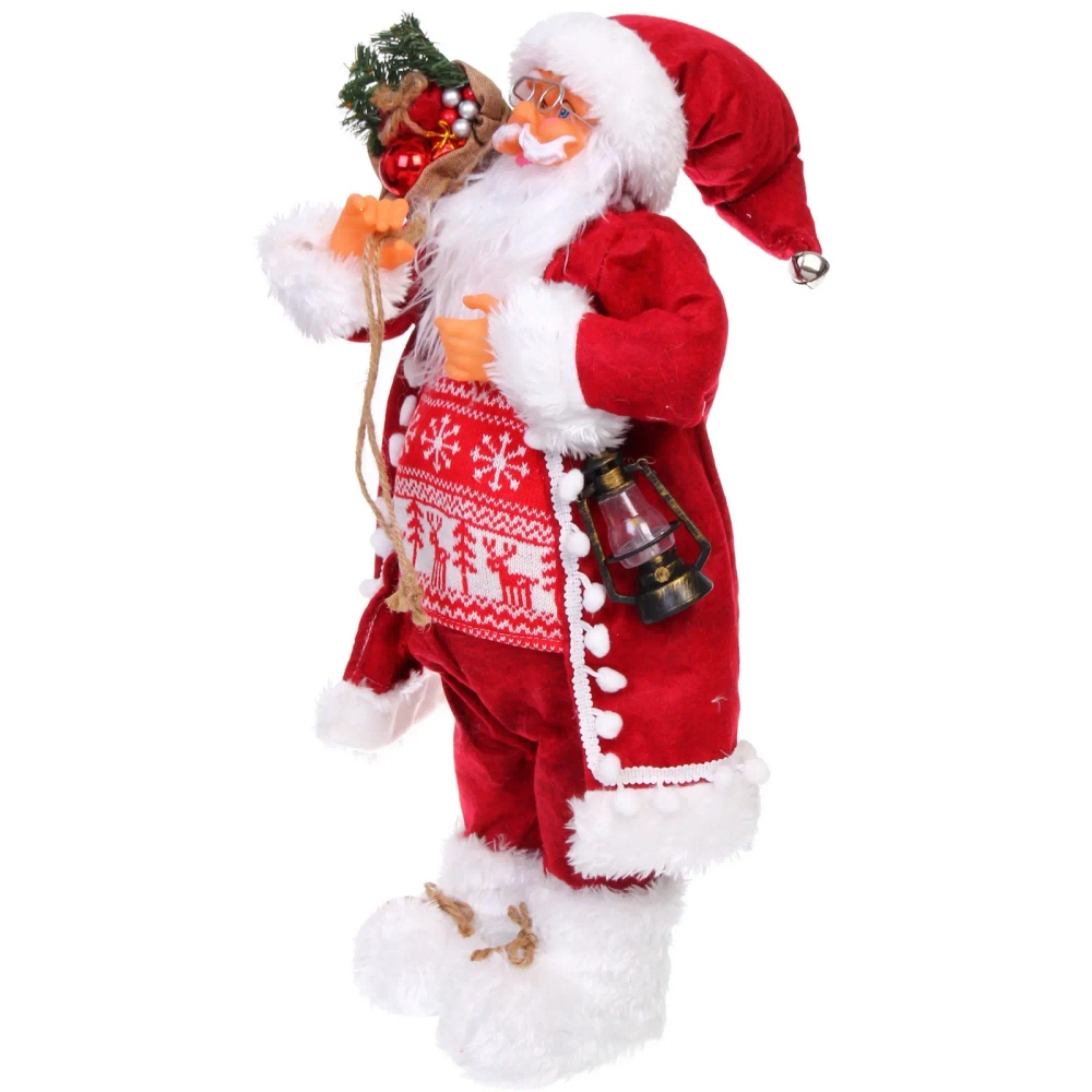 Дед Мороз - Лесовичок «Мир сказок» 60 см, Красный