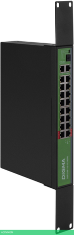 Коммутатор Digma DSP216F-1G-1C-R300