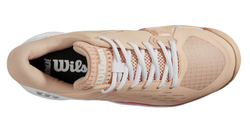 Женские Кроссовки теннисные Wilson Rush Pro Ace Clay - peach parfait/white/tangerine