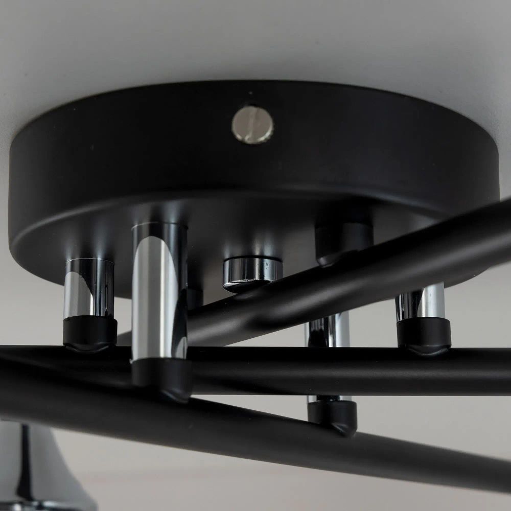 Citilux Нильс CL132165 Люстра потолочная Чёрная