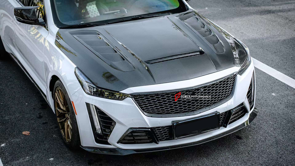Карбоновый капот для Cadillac CT5 2019+ Кадиллак