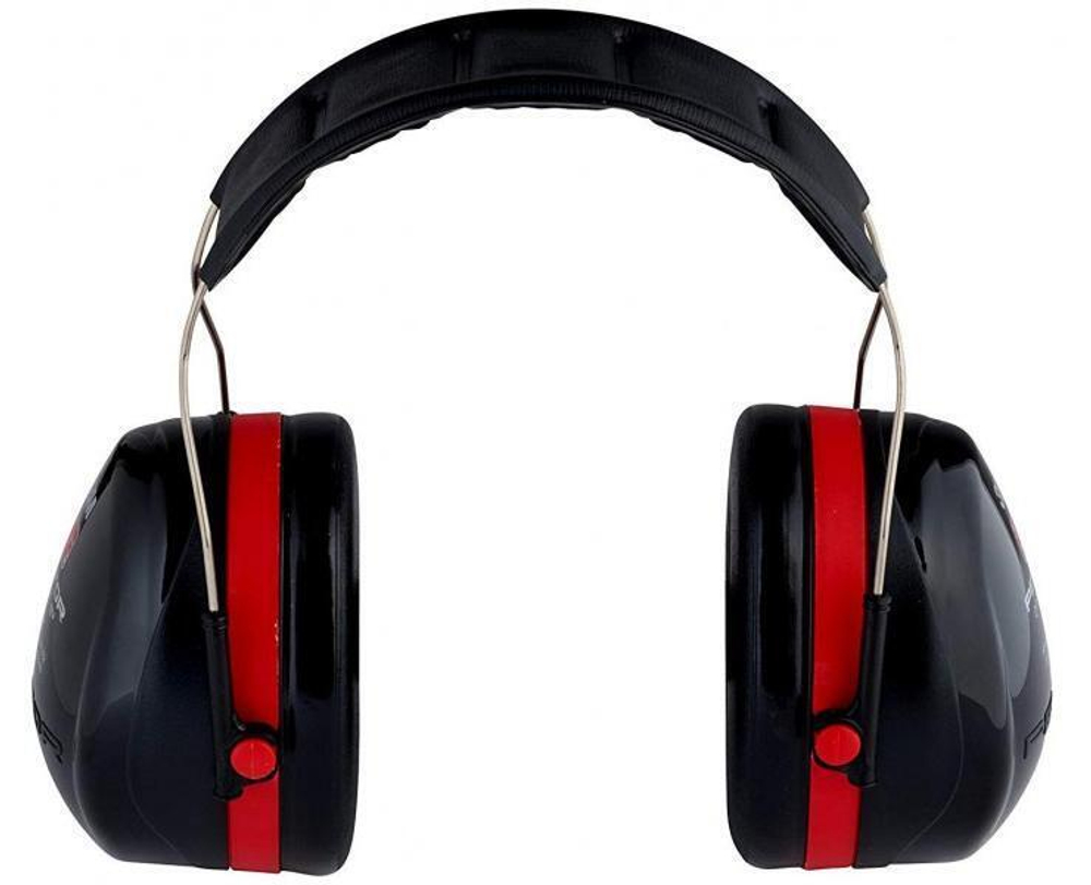 Наушники противошумные 3М™ PELTOR™ Optime™ III, со стандартным оголовьем, 35 dB, черно/красные