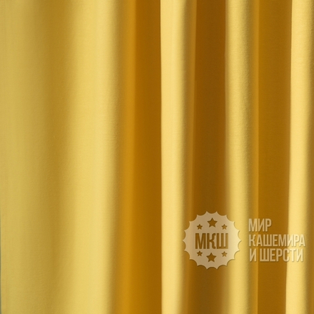 Комплект хлопковых штор Билли (арт. BL01-109-09) - (170х270)х2 см. - желтый