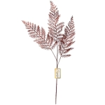 Ветка декоративная «Сверкающий папоротник» 86 см, Шоколад