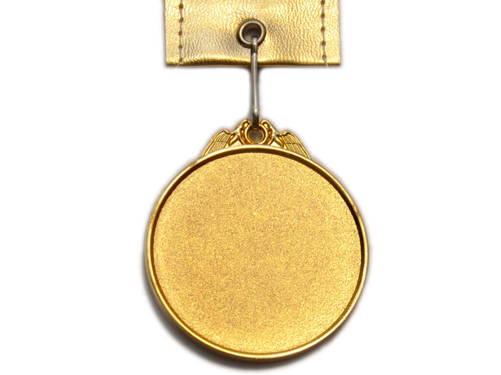 Медаль спортивная с лентой "Каратэ". Диаметр 6,5 см.