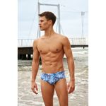 Мужские плавки синие с принтом DOREANSE 3832