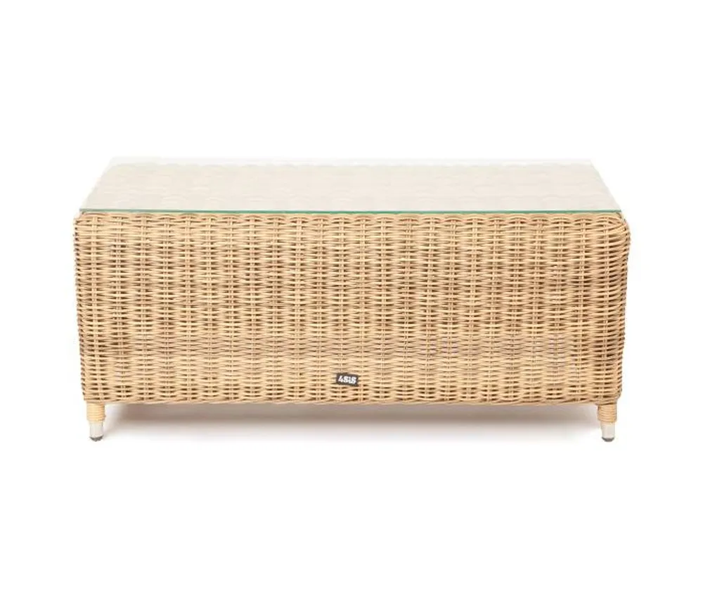 "Кон Панна" столик журнальный из искусственного ротанга, цвет соломенный