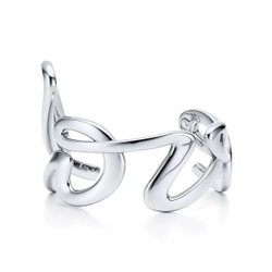 Браслет - кафф из серебра, Tiffany 💠 Grafiti Love