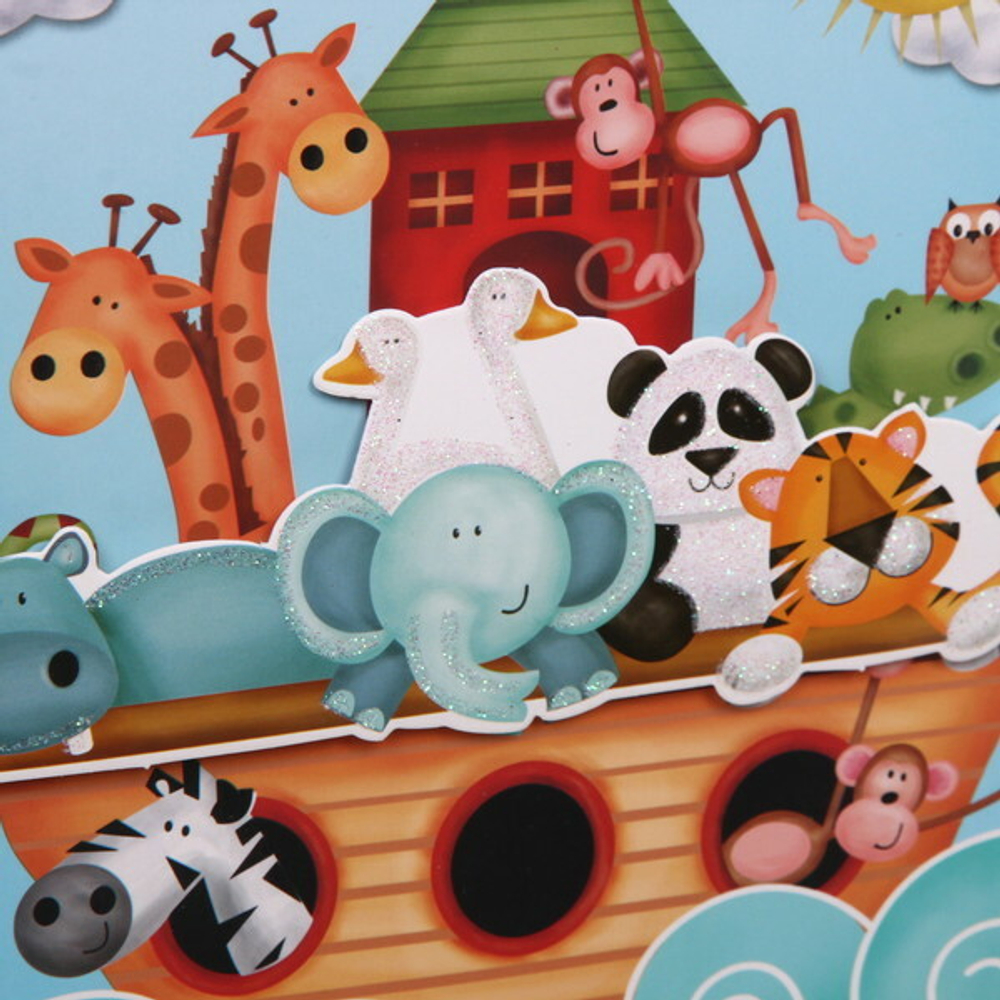 Пакет подарочный «Лодочка» 31х40 см, микс