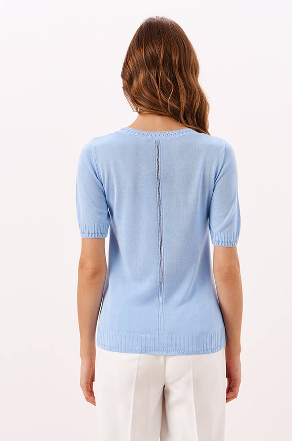 23255 Джемпер женский (голубой)