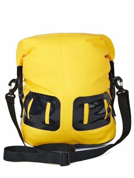 Гермосумка через плечо Sargan Скелетон-САП/Пляжка с доп.карманом 15 л желтый