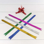 Бант Бабочка 1,8 х 35см Набор 6 шт голография (Микс)