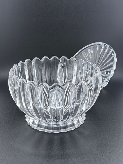 Сахарница из стекла с крышкой