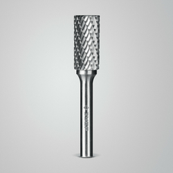 ЗУБР 12х25 мм, тив B (цилиндр с торцевыми зубьями), хв-к 6 мм, твердосплавная борфреза, ПРОФЕССИОНАЛ (28801-12-25)