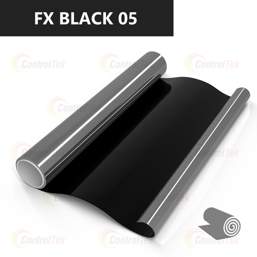 Пленка тонировочная металлизированная с зеркальным эффектом FX Black 05 ControlTek, рулон
