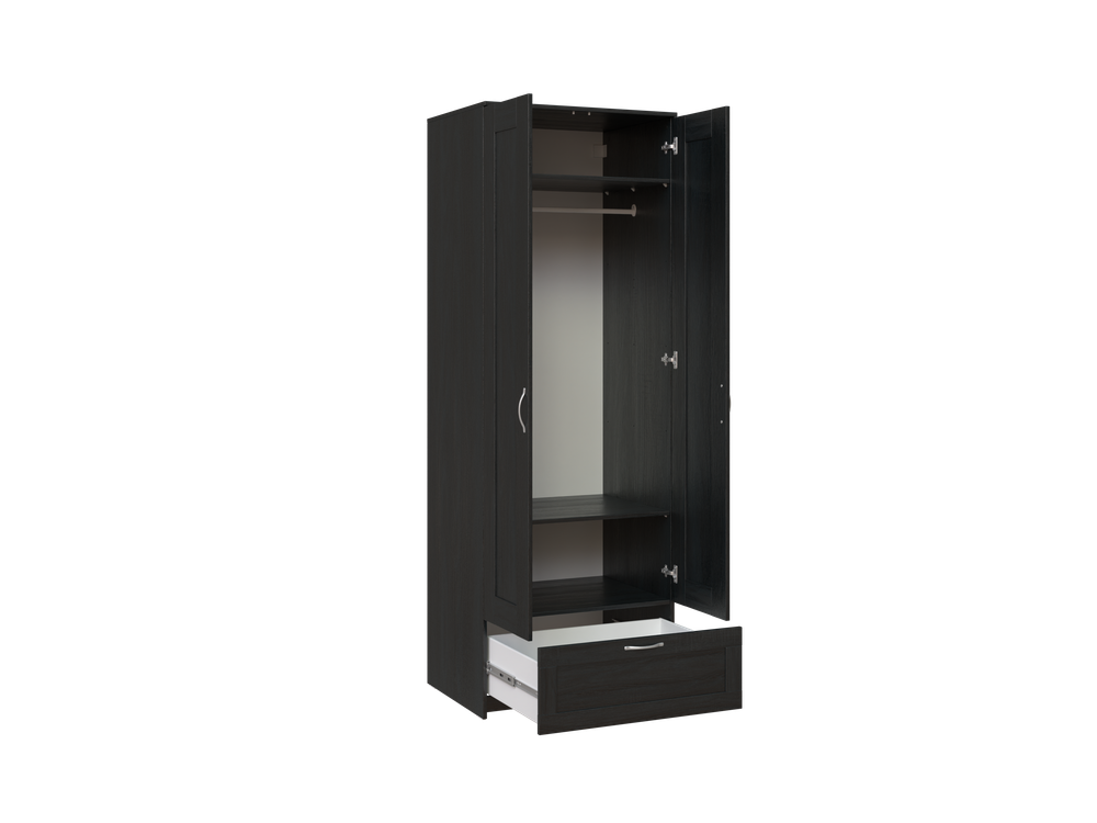 Шкаф Сириус 2 двери и 1 ящик 78х59х220 (венге)