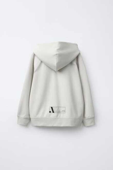 ZARA СПОРТИВНАЯ КУРТКА, ЭКРЮ