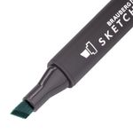 Маркер для скетчинга двусторонний 1 мм - 6 мм BRAUBERG ART CLASSIC, СВЕТЛО-ЗЕЛЕНАЯ БИРЮЗА (B714), 151827