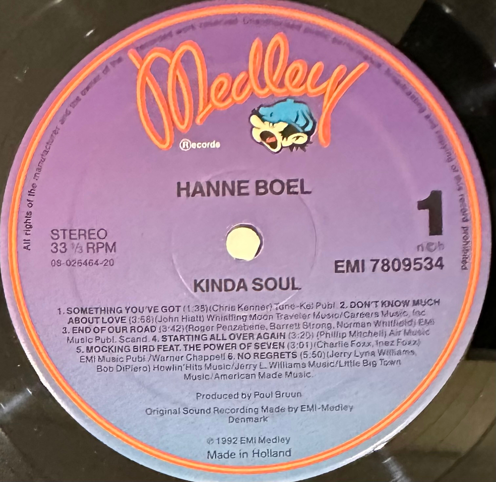 Hanne Boel - Kinda Soul (Голландия 1992г.)