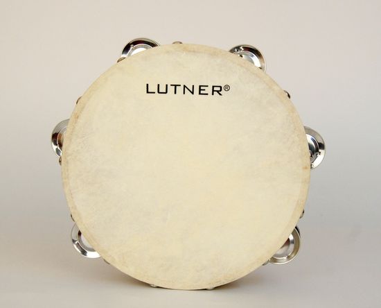 FLT-TH8-12 Тамбурин с кожей с 12 бубенцами Fleet