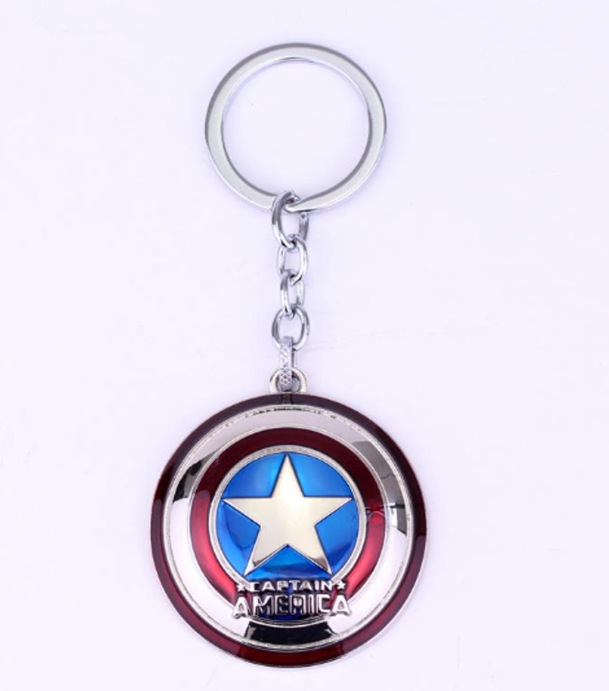 Брелок Щит капитана Америки / Капитан Америка / Captain America / Marvel / супергерой / комикс