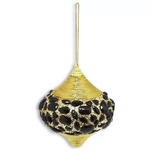 Подвеска "Модный блеск", черный-золото