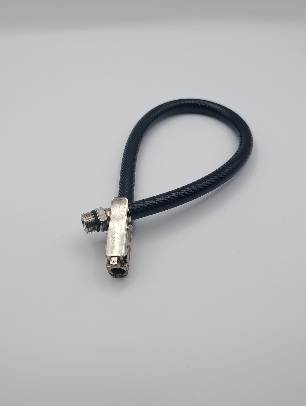 Шланг для пистолета подкачки шин с быстросъемным наконечником 380 мм резьба 12,6 мм