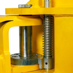 Автоподъемник двухстоечный ROSSVIK V2-5.5 г/п 5,5т, 380В, с нижней синхронизацией. Синий