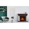 Каминокомплект: Очаг Electrolux EFP/P-2720RLS, портал Bricks 25 камень бежевый, шпон темный дуб — (4)