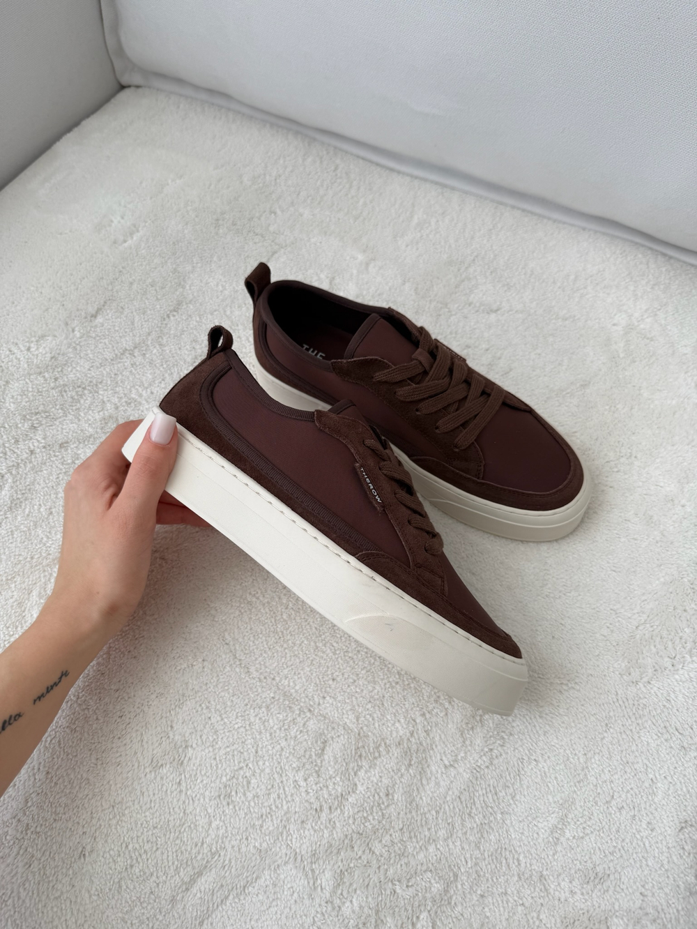 Кеды из натуральной замши