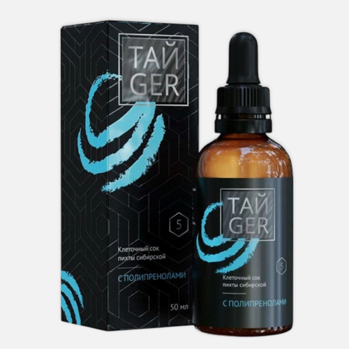 ТАЙGER  Клеточный сок пихты сибирской с полипренолами, 50 мл