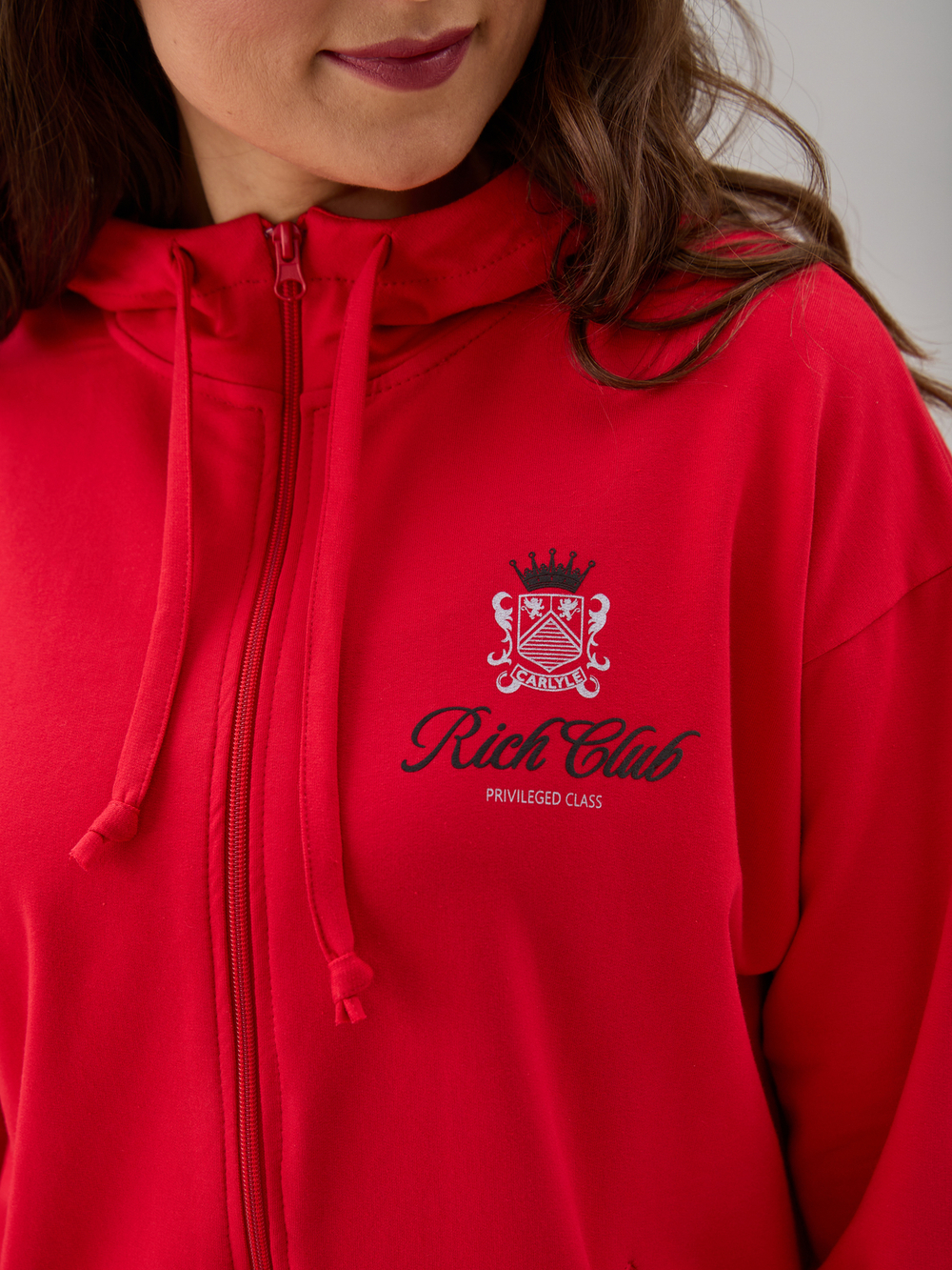 Костюм с брюками КБф-055О/красный-п