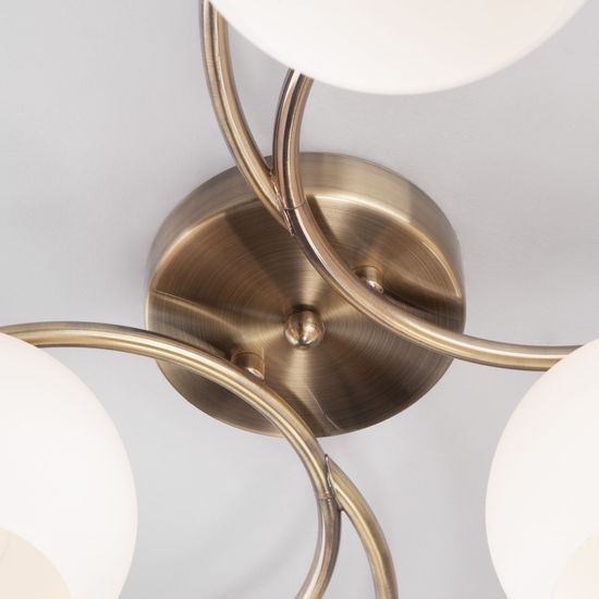 30144/4 / потолочный светильник античная бронза