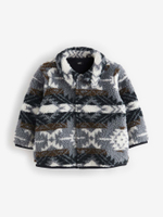 Рубашка из флиса для мальчика Next K83-277, Серый