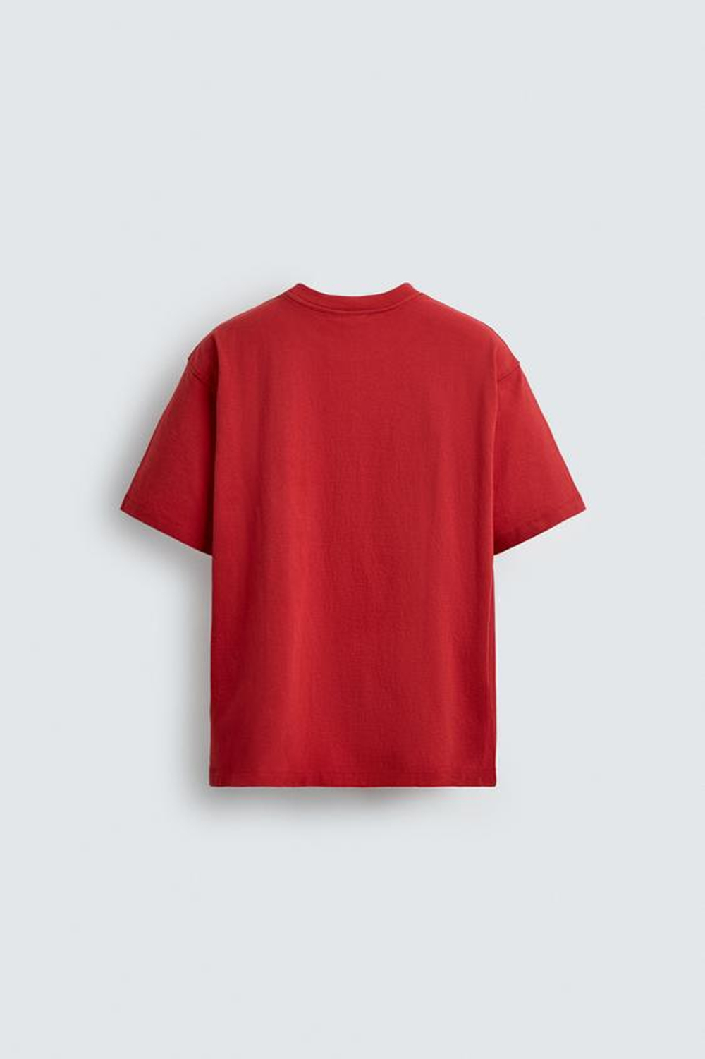 ZARA ФУТБОЛКА С МОРСКИМИ НАШИВКАМИ, ТЕМНО-РОЗОВЫЙ
