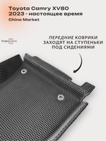 Автомобильные коврики ЭВА с бортами для Toyota Camry IX (XV80) 23-н.в. China Market
