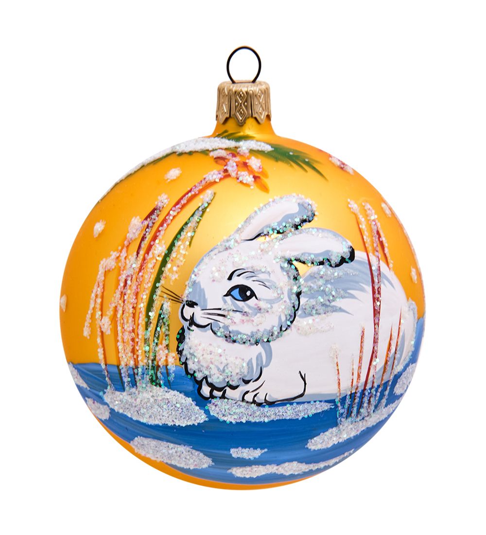 Элита НФШ-1337/1 Ел. украшение Шар «Зайка» 85 мм