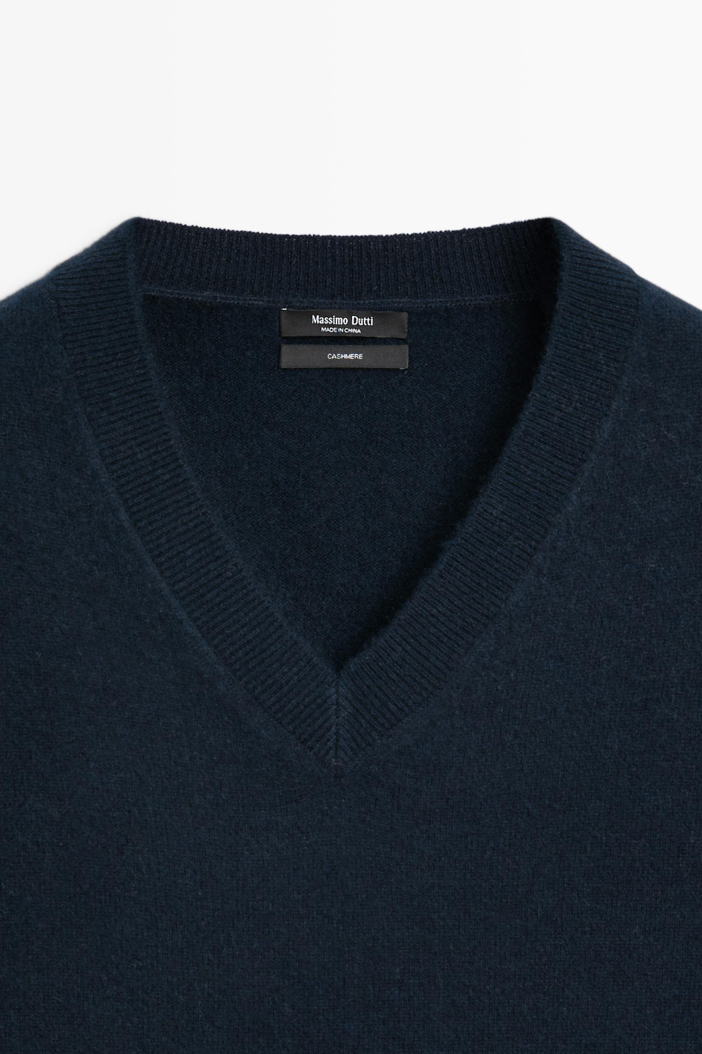 Massimo Dutti Свитер из 100% кашемира, глубокий синий