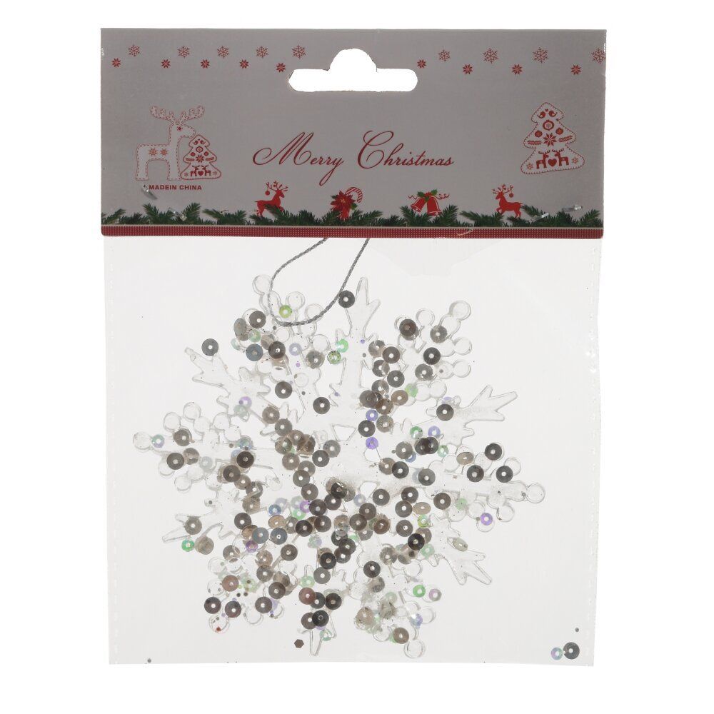 GAEM Украшение новогоднее "Снежинка", L9,5 W0,2 H10 см