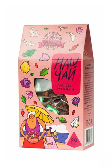 "Наш чай" плодово-ягодный (20 пирамидок)