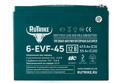 Тяговый аккумулятор RuTrike 6-EVF-45 (12V45A/H C3)