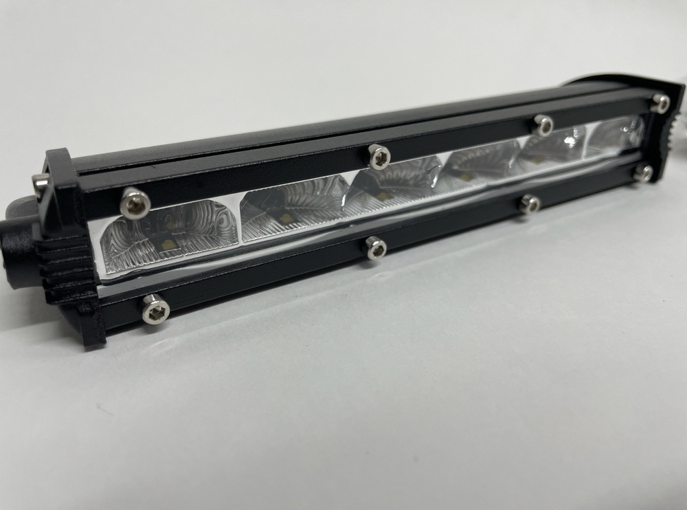 18W - Ultra / Светодиодная балка, 18 ватт, 6 LED, 18 см, дальний свет, ультра тонкая (1 шт.) =