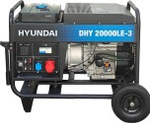 Электростанция дизельная с воздушным охлаждением HYUNDAI DHY 20000LE-3 открытая