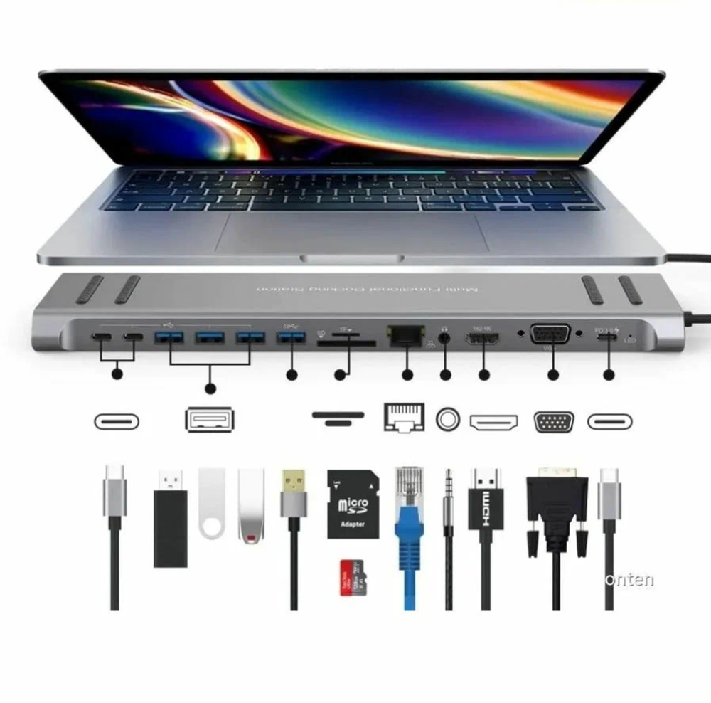 Докстанция ONTEN 14 in 1 OTN-9199A